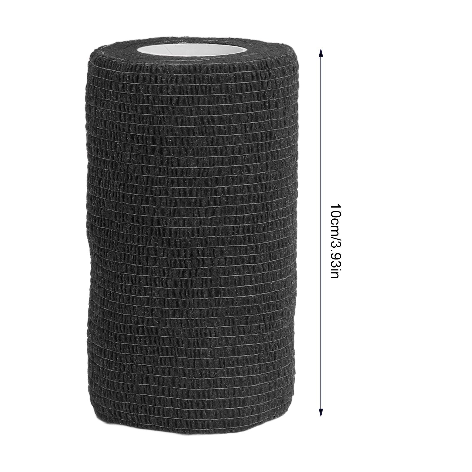 12Pcs Bandage Wrap Natural Latex Elastic Self Adhesive Wrap for Cows Dogs Horses 10cm Black V1294-YM0523-3111220104716