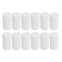 12Pcs Bandage Wrap Natural Latex Elastic Self Adhesive Wrap for Cows Dogs Horses 10cm White V1294-YM0523-3111220104717