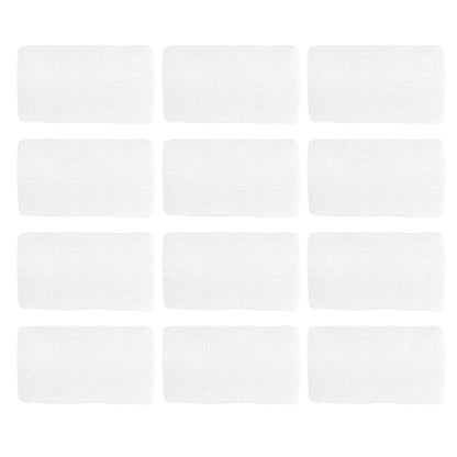 12Pcs Bandage Wrap Natural Latex Elastic Self Adhesive Wrap for Cows Dogs Horses 10cm White V1294-YM0523-3111220104717