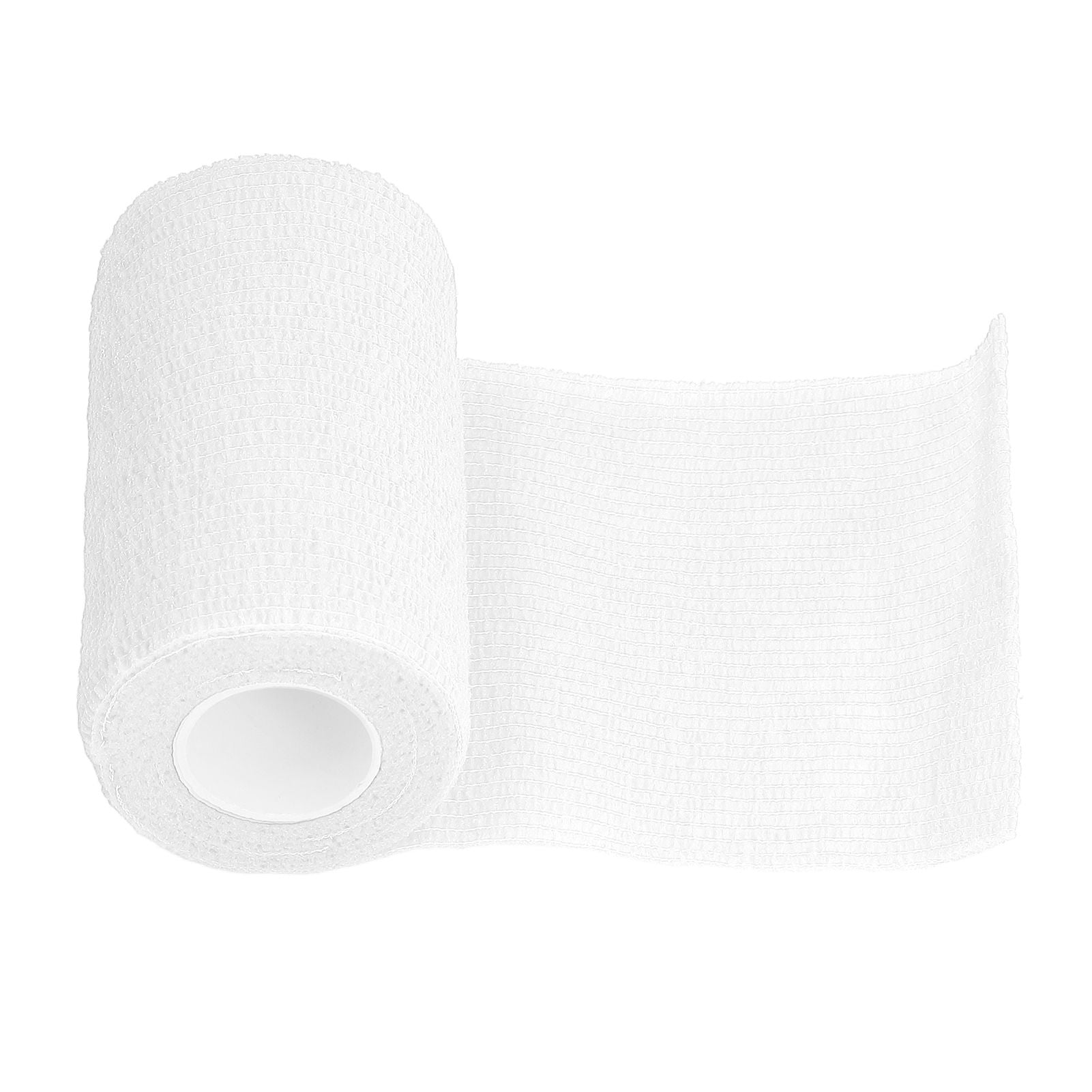 12Pcs Bandage Wrap Natural Latex Elastic Self Adhesive Wrap for Cows Dogs Horses 10cm White V1294-YM0523-3111220104717
