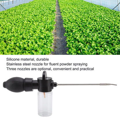 Pest Control Bulb Duster with 3 Stainless Steel Nozzles Termite Removal Tool Set for Agriculture Forestry V1294-YM0523-3111220108411