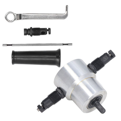 Double Head Sheet Metal Nibbler Cutter Adjustment High Hardness Multifunctional Drill Attachment Metal V1294-YM0523-3111220109111