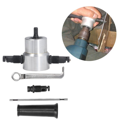 Double Head Sheet Metal Nibbler Cutter Adjustment High Hardness Multifunctional Drill Attachment Metal V1294-YM0523-3111220109111