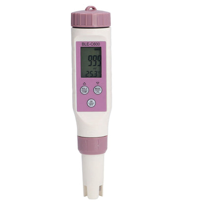 7 in 1 Bluetooth Water Quality Tester Automatically Save Data PH EC ORP Waterproof Salinity Meter for Water V1294-YM0523-3111220110211