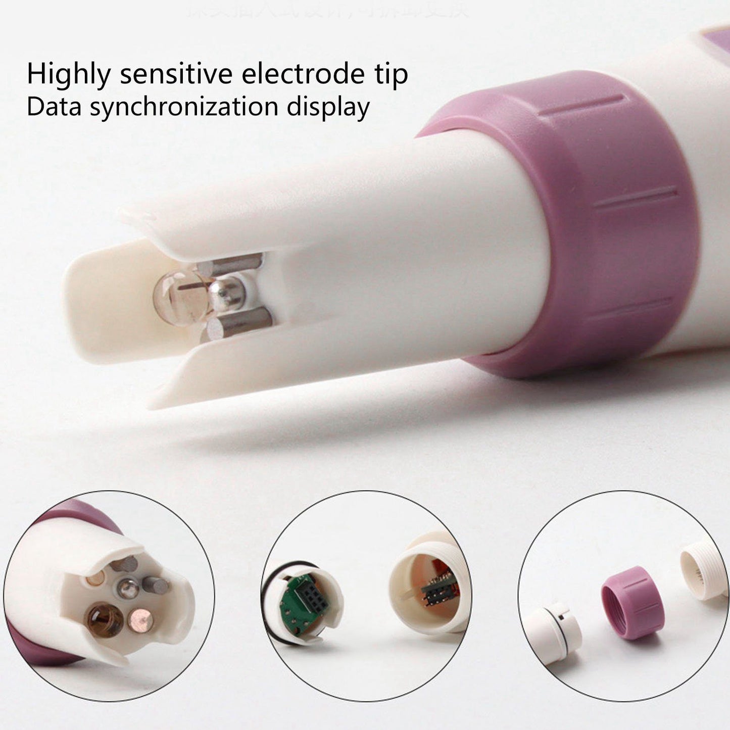 7 in 1 Bluetooth Water Quality Tester Automatically Save Data PH EC ORP Waterproof Salinity Meter for Water V1294-YM0523-3111220110211