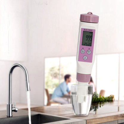 7 in 1 Bluetooth Water Quality Tester Automatically Save Data PH EC ORP Waterproof Salinity Meter for Water V1294-YM0523-3111220110211