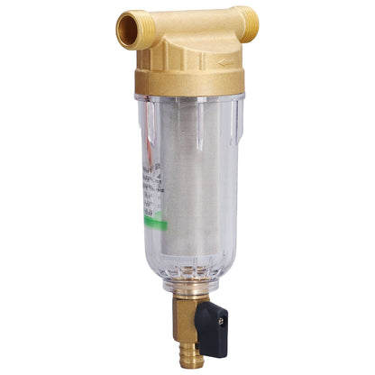 Water System Prefilter G1/2 Male Thread Detachable High Density Sediment Pipe Filter for Automatic Water V1294-YM0523-3111220111111