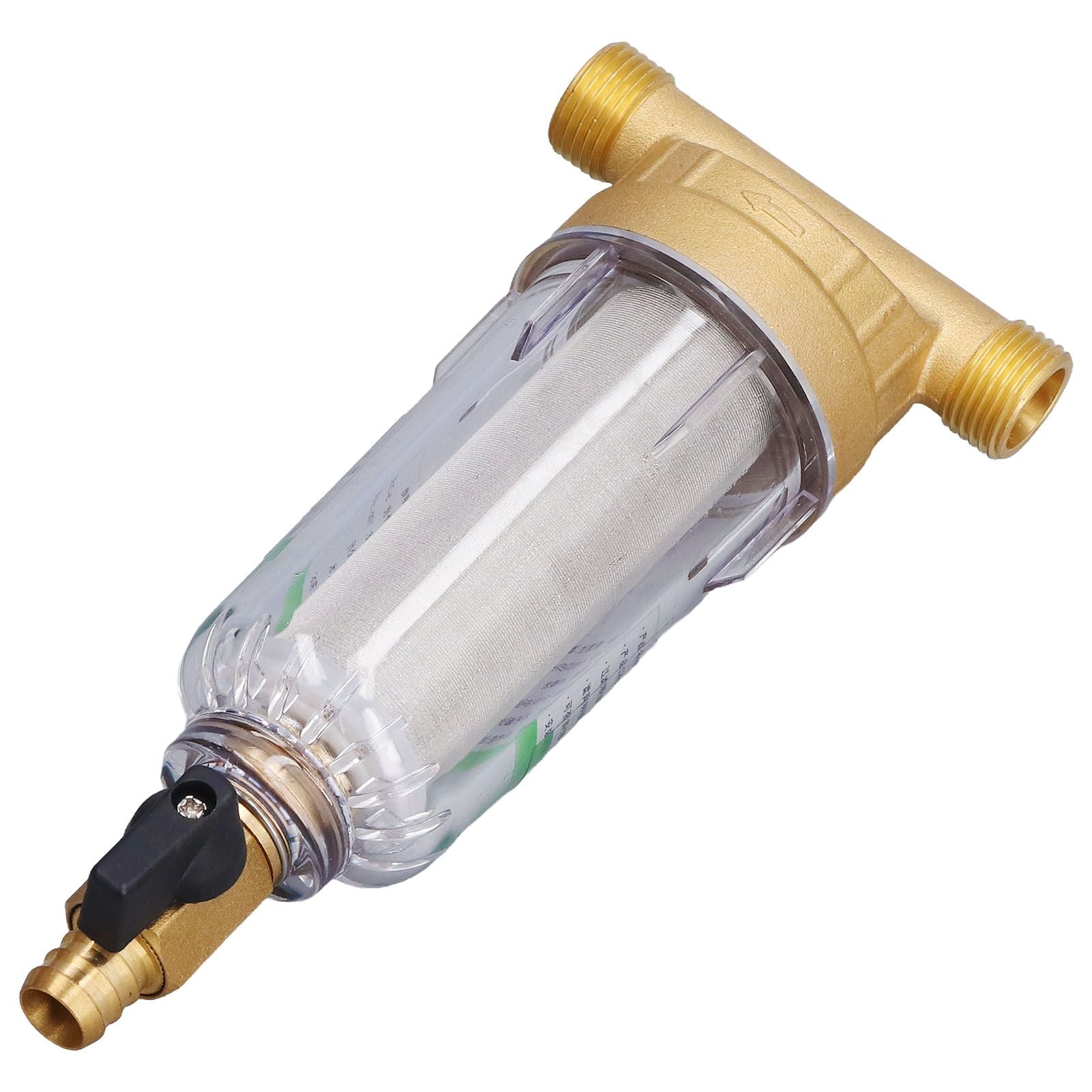 Water System Prefilter G1/2 Male Thread Detachable High Density Sediment Pipe Filter for Automatic Water V1294-YM0523-3111220111111