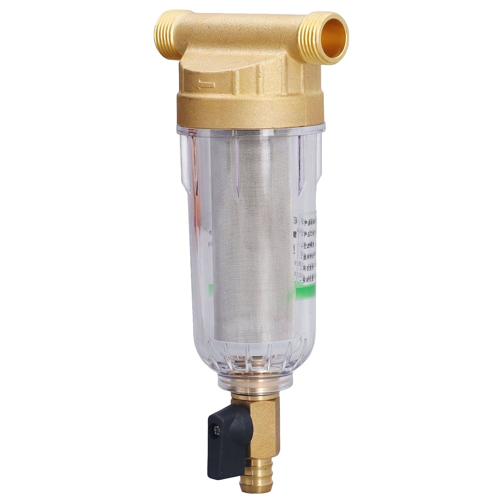 Water System Prefilter G1/2 Male Thread Detachable High Density Sediment Pipe Filter for Automatic Water V1294-YM0523-3111220111111