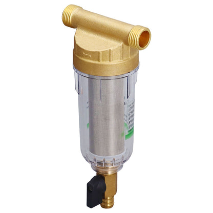 Water System Prefilter G1/2 Male Thread Detachable High Density Sediment Pipe Filter for Automatic Water V1294-YM0523-3111220111111