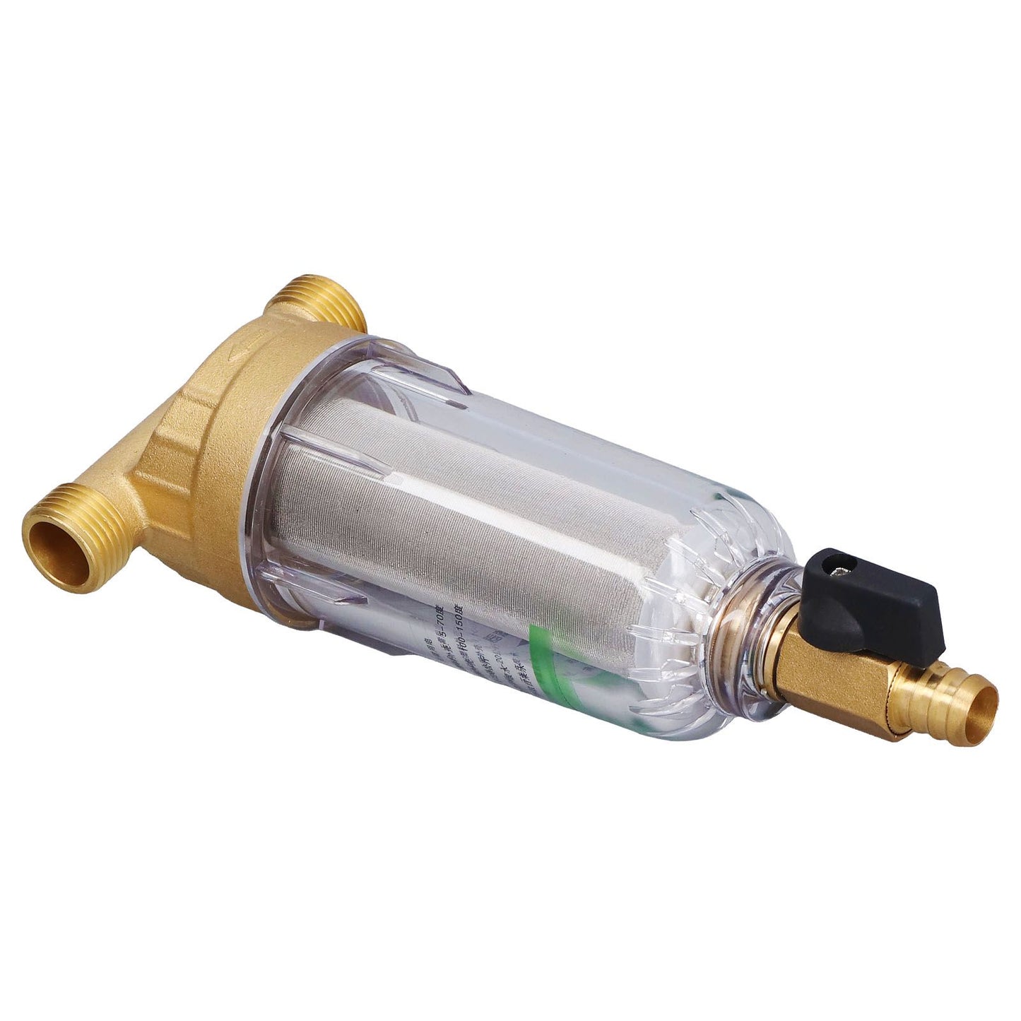 Water System Prefilter G1/2 Male Thread Detachable High Density Sediment Pipe Filter for Automatic Water V1294-YM0523-3111220111111
