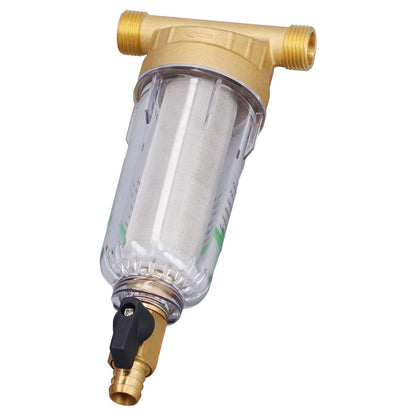 Water System Prefilter G1/2 Male Thread Detachable High Density Sediment Pipe Filter for Automatic Water V1294-YM0523-3111220111111