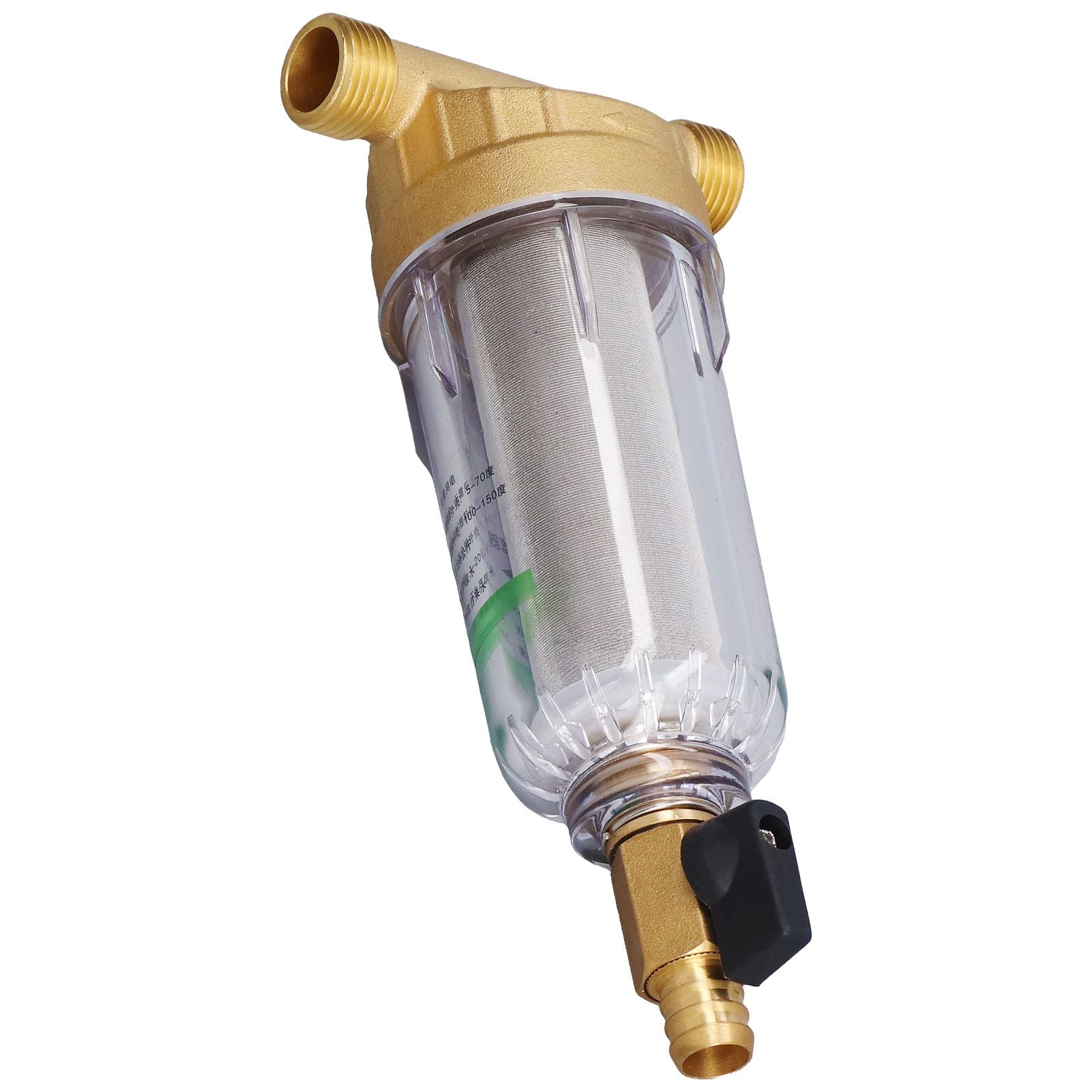 Water System Prefilter G1/2 Male Thread Detachable High Density Sediment Pipe Filter for Automatic Water V1294-YM0523-3111220111111
