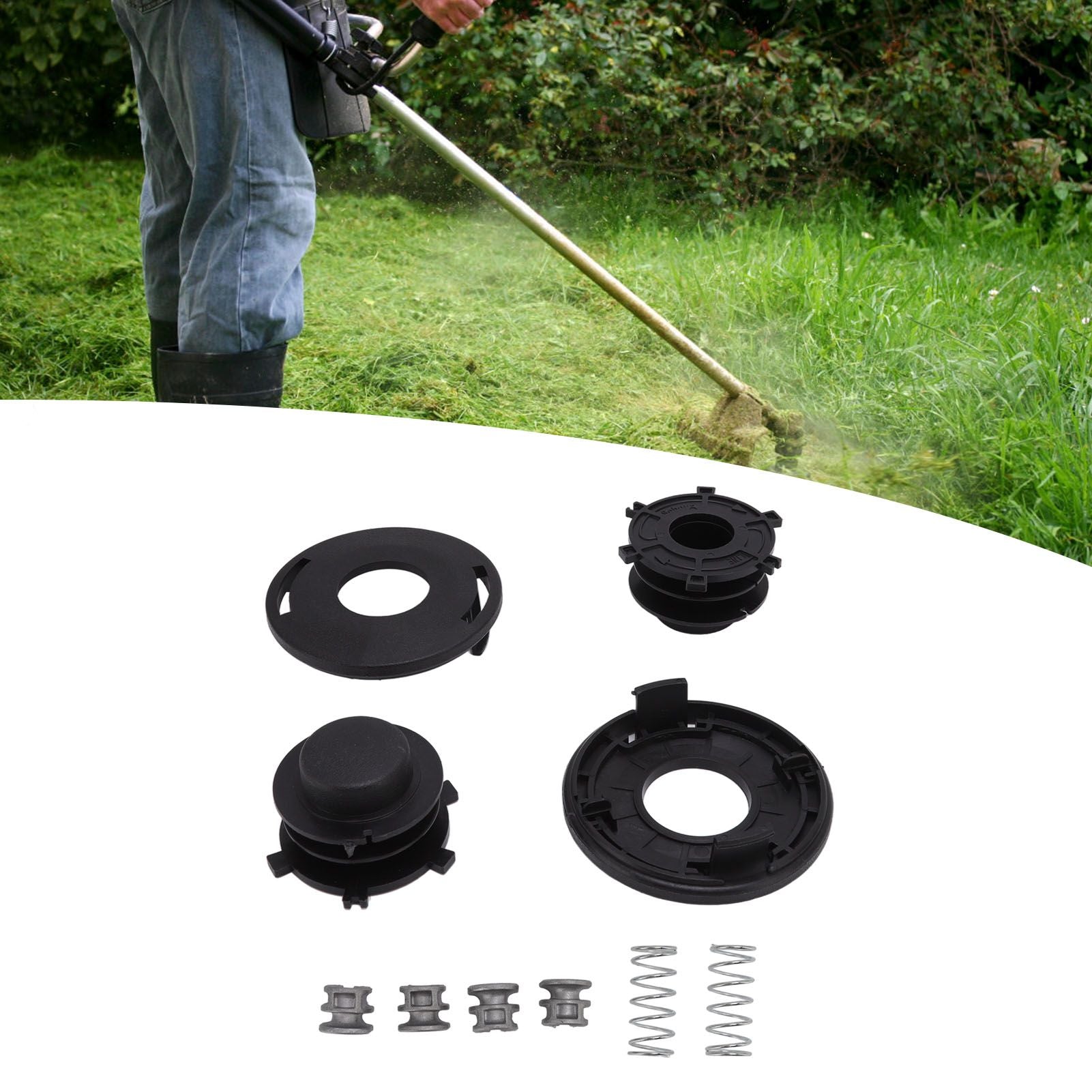 2pcs 4002-713-3017 Trimmer Head Spool for STIHL AutoCut 25-2 Fs90r Fs100rx Trimmer Accessory V1294-YM0523-3111220111811