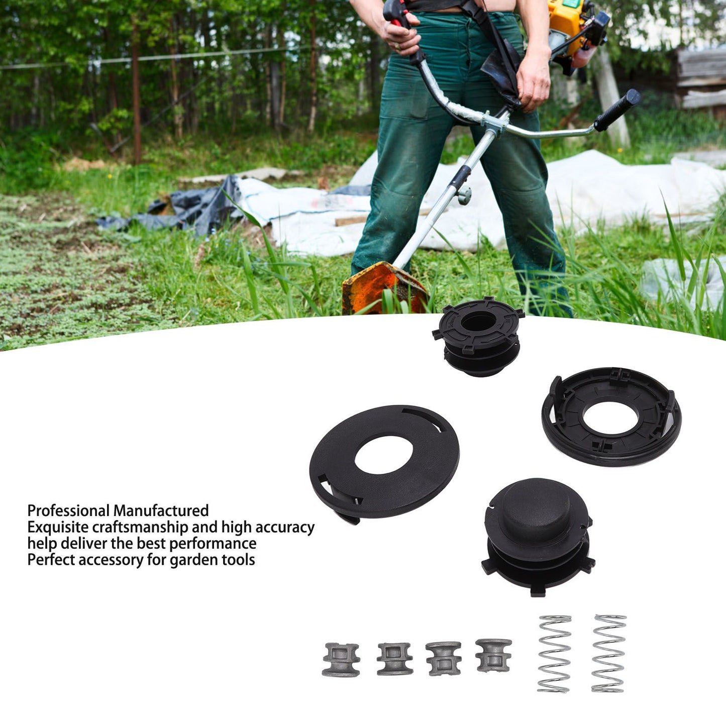 2pcs 4002-713-3017 Trimmer Head Spool for STIHL AutoCut 25-2 Fs90r Fs100rx Trimmer Accessory V1294-YM0523-3111220111811
