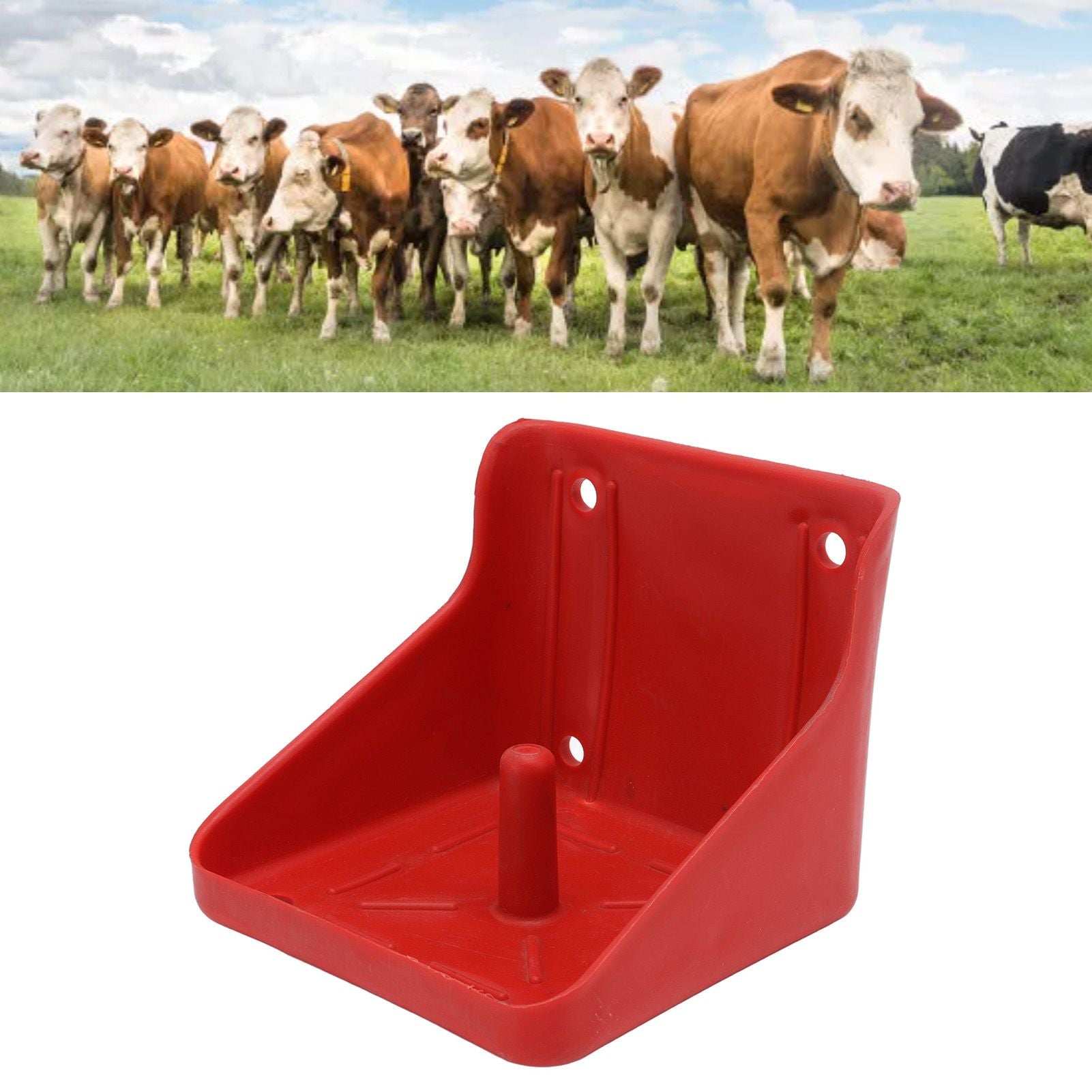 Cattle Sheep Licking Brick Box Plastic Feed Salt Brick Licking Block Box Farm Livestock Farm Equipment V1294-YM0523-3111220111911