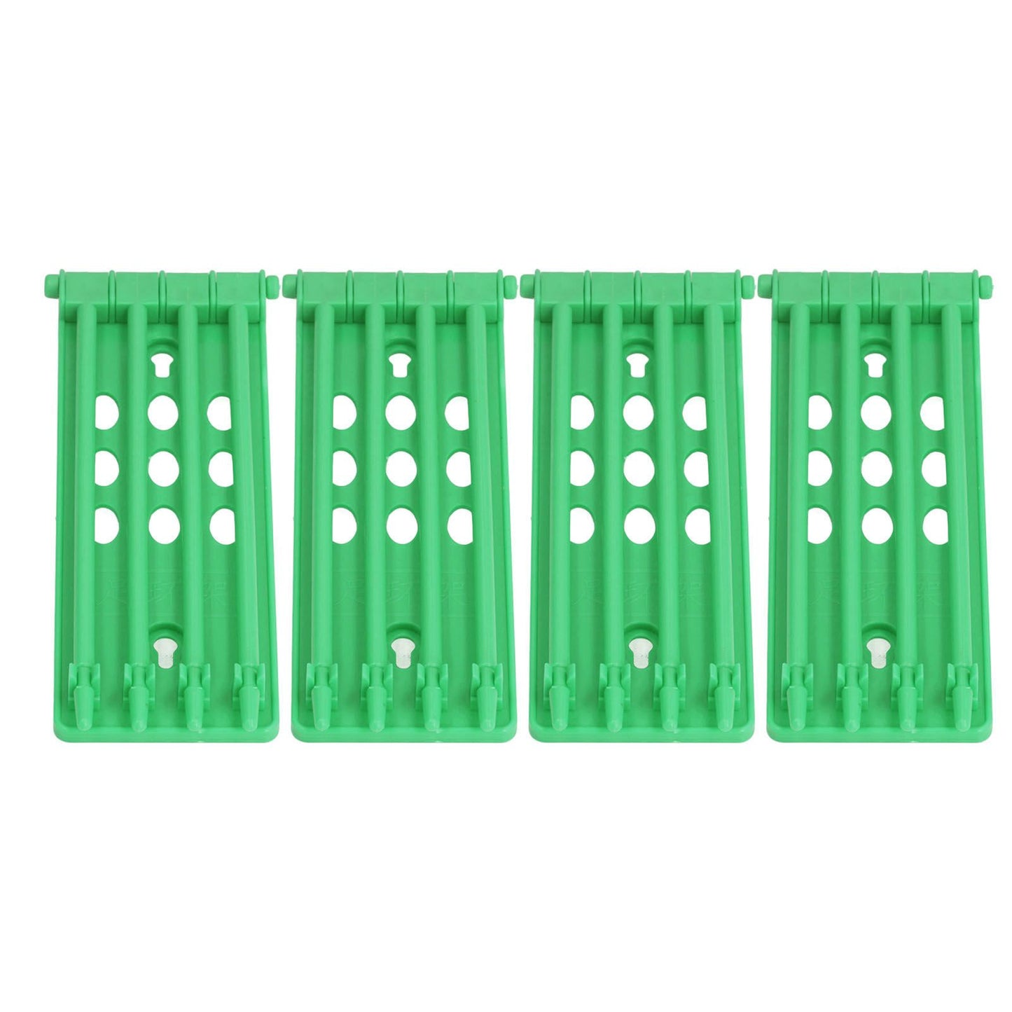 4Pcs Pigeon Leg Ring Stand 4 Column Design Large Capacity Wall Mounted Safe Durable Plastic Parrot Leg Ring V1294-YM0523-3111220112311