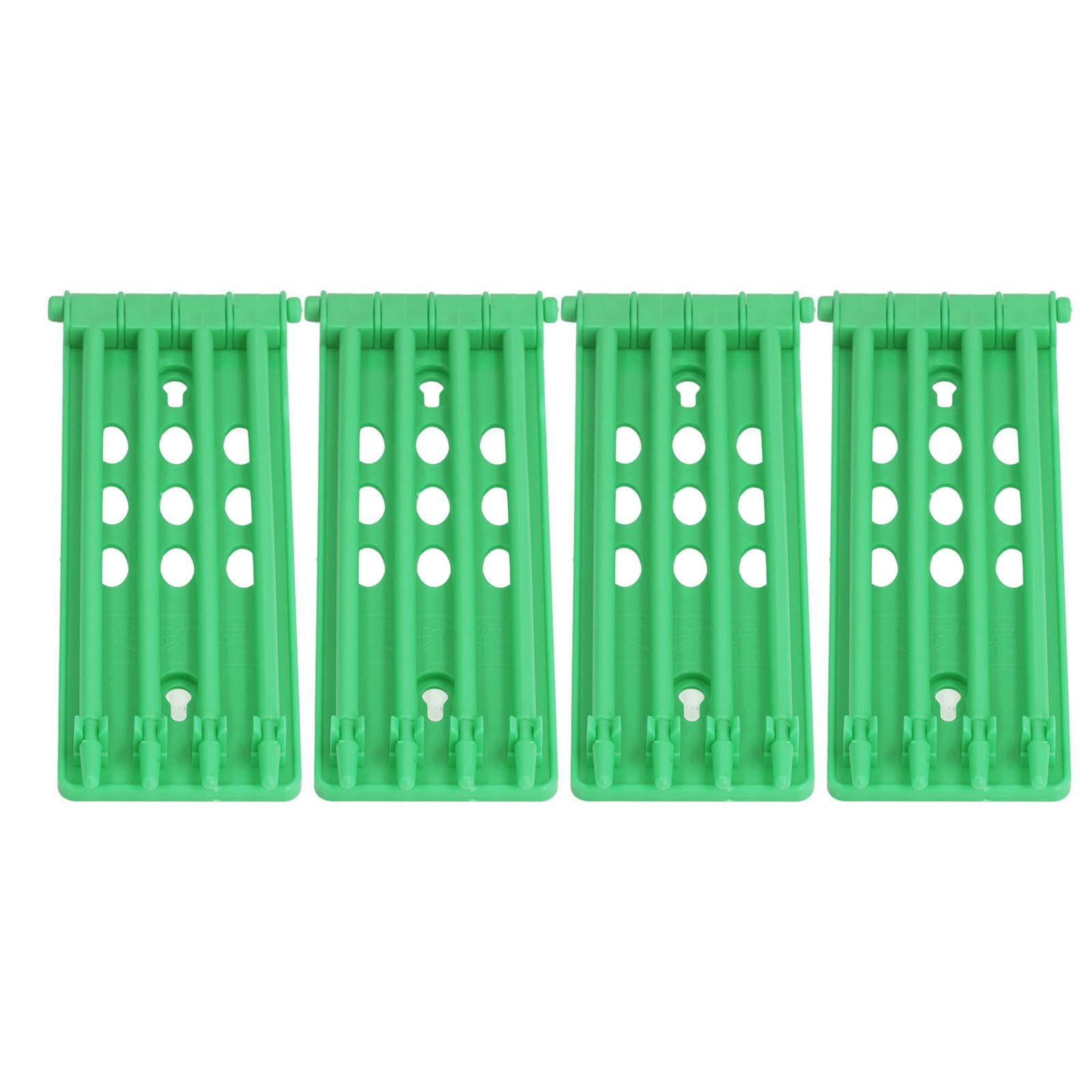 4Pcs Pigeon Leg Ring Stand 4 Column Design Large Capacity Wall Mounted Safe Durable Plastic Parrot Leg Ring V1294-YM0523-3111220112311