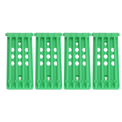 4Pcs Pigeon Leg Ring Stand 4 Column Design Large Capacity Wall Mounted Safe Durable Plastic Parrot Leg Ring V1294-YM0523-3111220112311