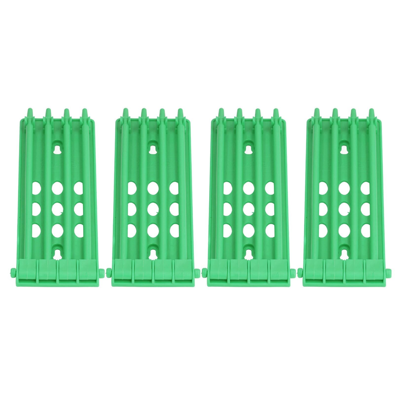 4Pcs Pigeon Leg Ring Stand 4 Column Design Large Capacity Wall Mounted Safe Durable Plastic Parrot Leg Ring V1294-YM0523-3111220112311