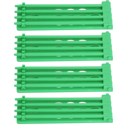 4Pcs Pigeon Leg Ring Stand 4 Column Design Large Capacity Wall Mounted Safe Durable Plastic Parrot Leg Ring V1294-YM0523-3111220112311
