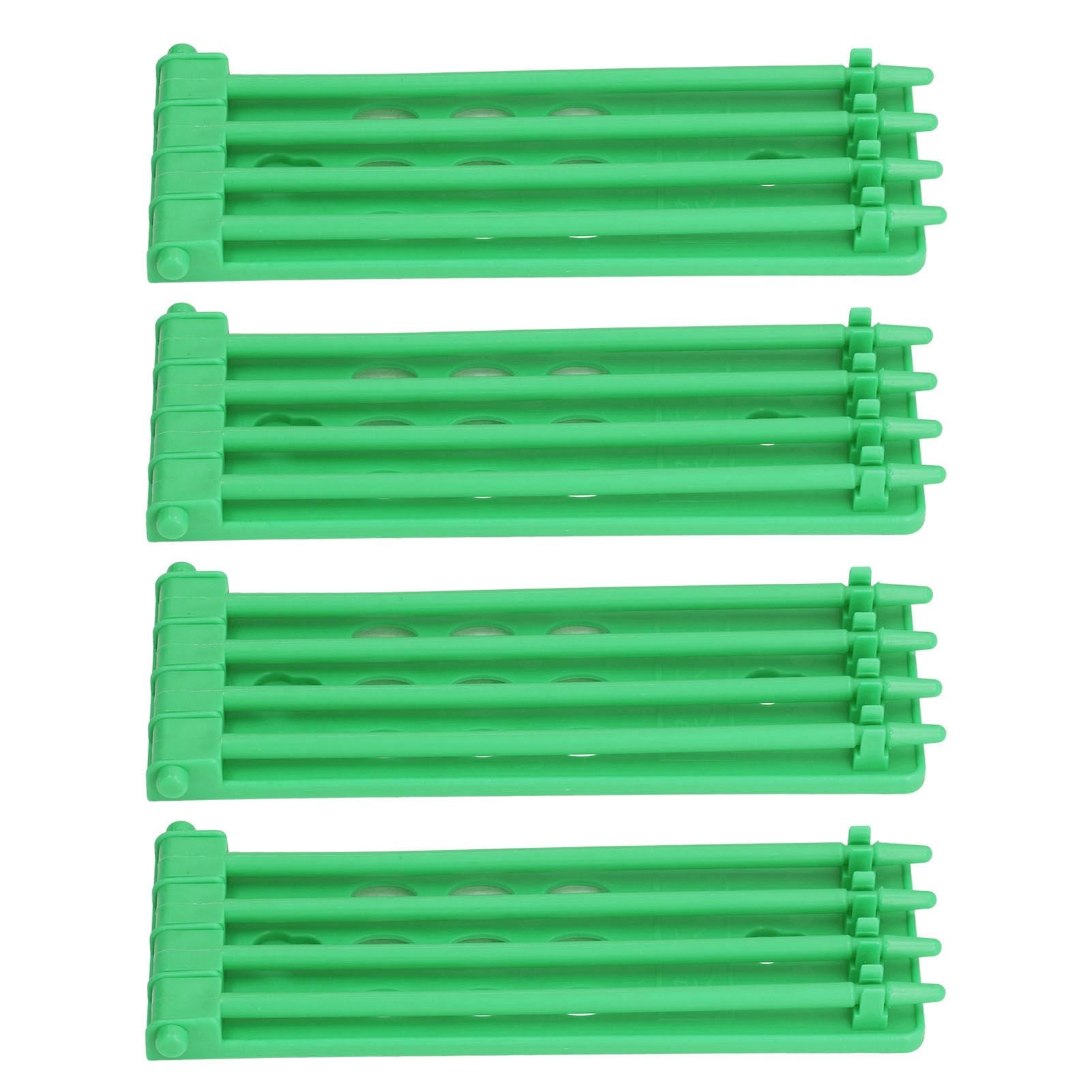 4Pcs Pigeon Leg Ring Stand 4 Column Design Large Capacity Wall Mounted Safe Durable Plastic Parrot Leg Ring V1294-YM0523-3111220112311