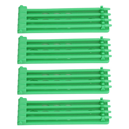 4Pcs Pigeon Leg Ring Stand 4 Column Design Large Capacity Wall Mounted Safe Durable Plastic Parrot Leg Ring V1294-YM0523-3111220112311