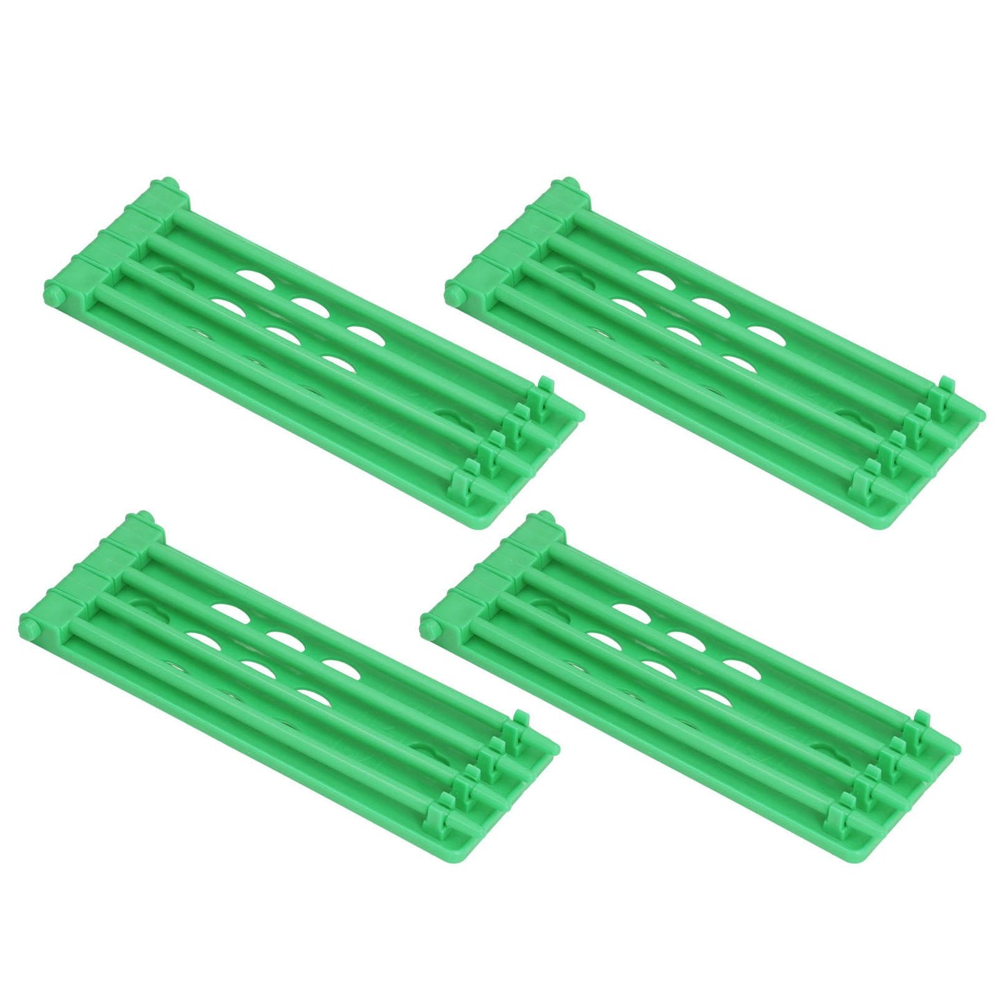 4Pcs Pigeon Leg Ring Stand 4 Column Design Large Capacity Wall Mounted Safe Durable Plastic Parrot Leg Ring V1294-YM0523-3111220112311