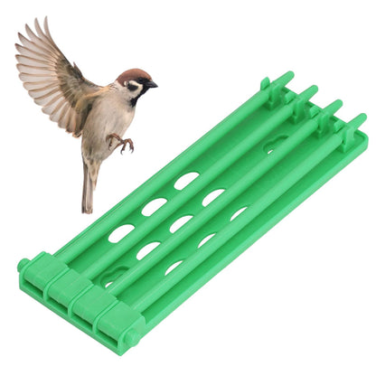 4Pcs Pigeon Leg Ring Stand 4 Column Design Large Capacity Wall Mounted Safe Durable Plastic Parrot Leg Ring V1294-YM0523-3111220112311