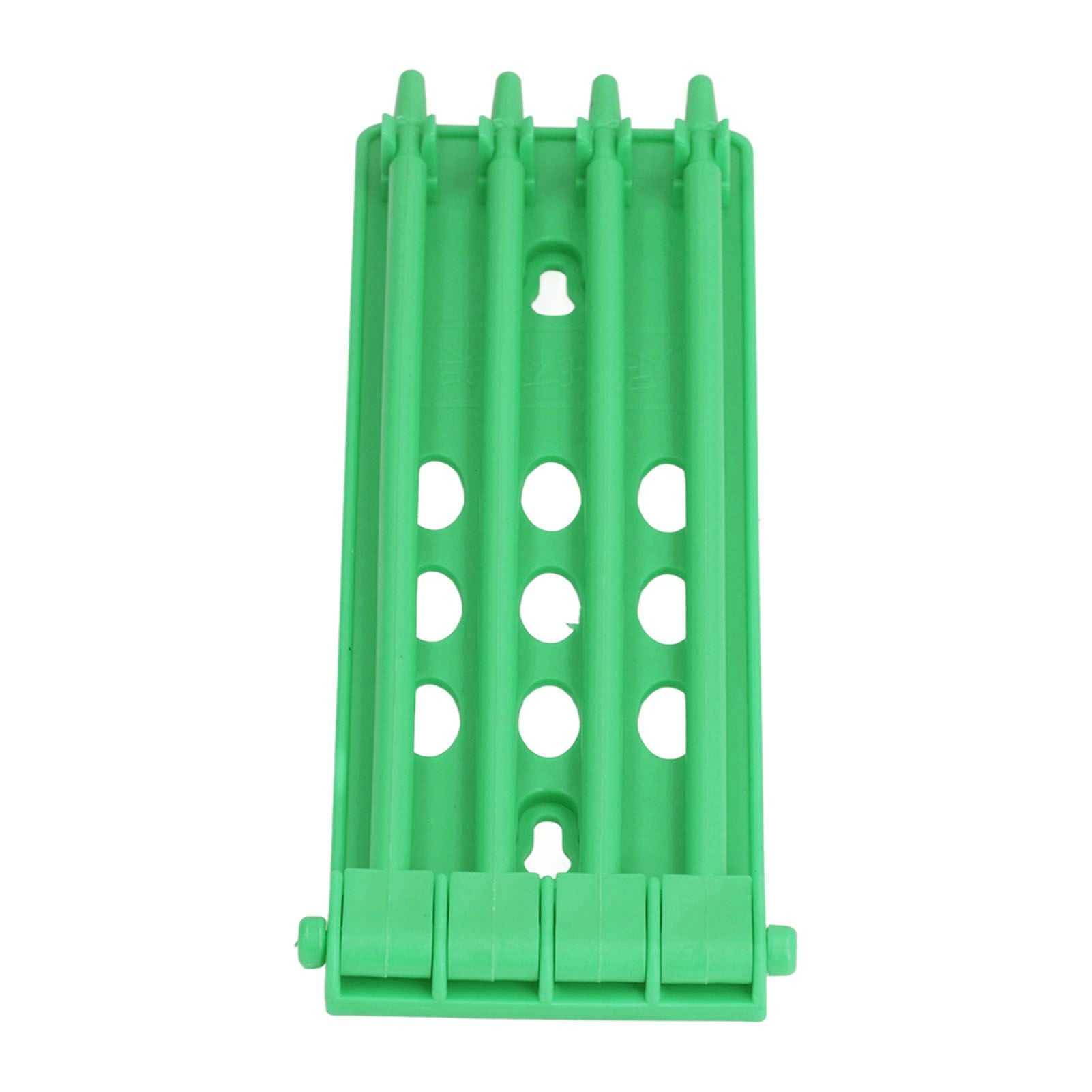 4Pcs Pigeon Leg Ring Stand 4 Column Design Large Capacity Wall Mounted Safe Durable Plastic Parrot Leg Ring V1294-YM0523-3111220112311
