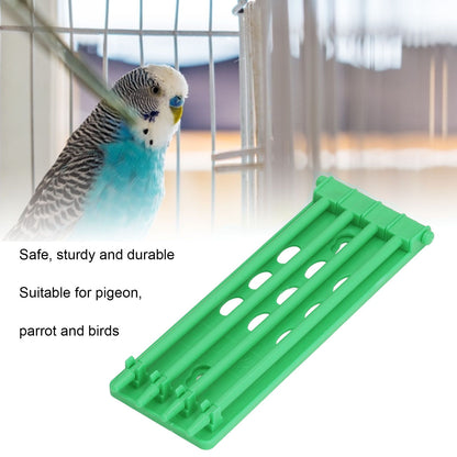 4Pcs Pigeon Leg Ring Stand 4 Column Design Large Capacity Wall Mounted Safe Durable Plastic Parrot Leg Ring V1294-YM0523-3111220112311