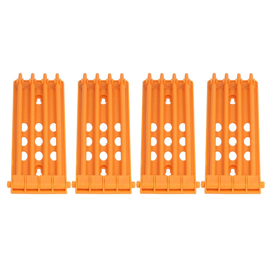 4Pcs Pigeon Leg Ring Stand 4 Column Design Large Capacity Wall Mounted Safe Durable Plastic Parrot Leg Ring V1294-YM0523-3111220112312