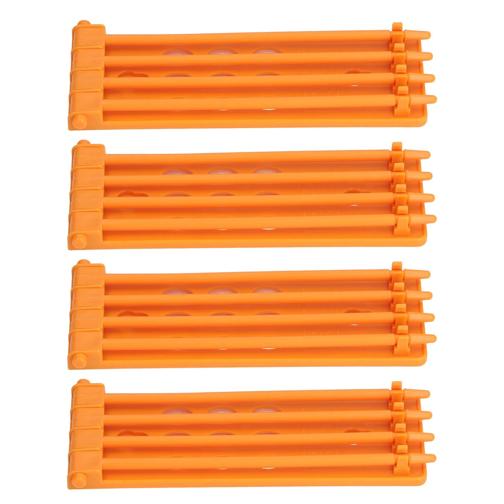 4Pcs Pigeon Leg Ring Stand 4 Column Design Large Capacity Wall Mounted Safe Durable Plastic Parrot Leg Ring V1294-YM0523-3111220112312