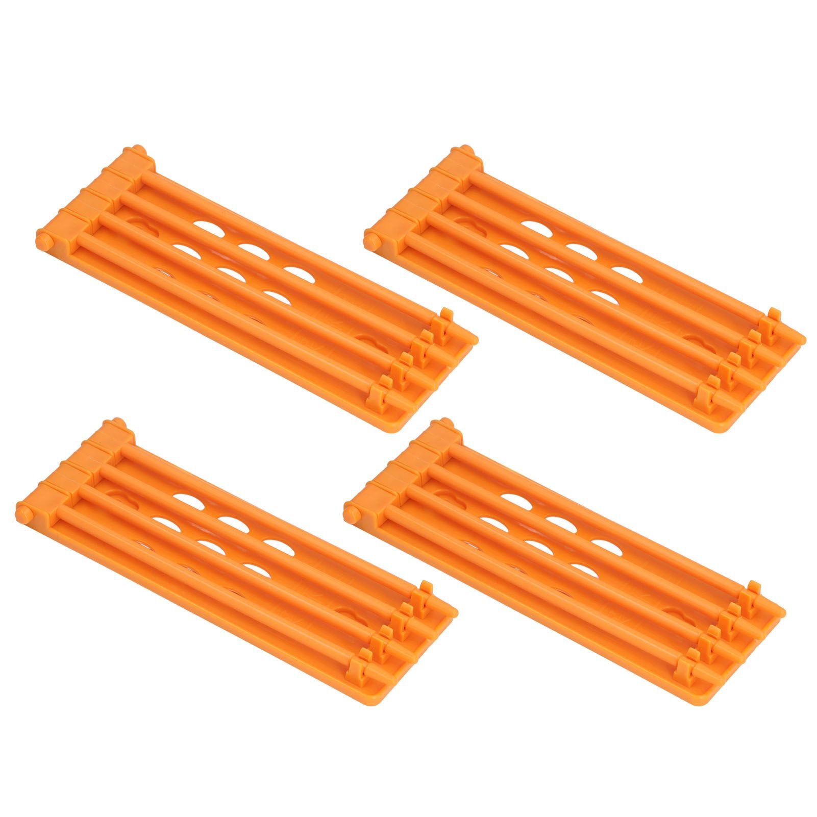 4Pcs Pigeon Leg Ring Stand 4 Column Design Large Capacity Wall Mounted Safe Durable Plastic Parrot Leg Ring V1294-YM0523-3111220112312
