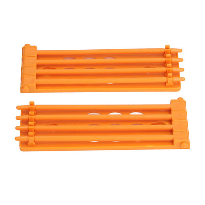 4Pcs Pigeon Leg Ring Stand 4 Column Design Large Capacity Wall Mounted Safe Durable Plastic Parrot Leg Ring V1294-YM0523-3111220112312