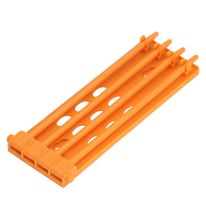 4Pcs Pigeon Leg Ring Stand 4 Column Design Large Capacity Wall Mounted Safe Durable Plastic Parrot Leg Ring V1294-YM0523-3111220112312