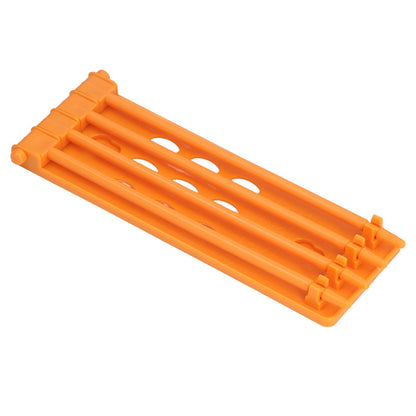 4Pcs Pigeon Leg Ring Stand 4 Column Design Large Capacity Wall Mounted Safe Durable Plastic Parrot Leg Ring V1294-YM0523-3111220112312