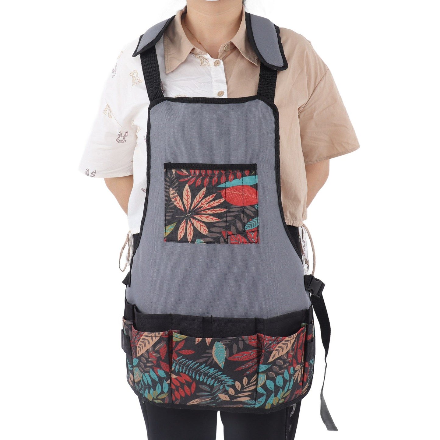 Tool Apron Durable Comfortable Heavy Duty Tool Apron with Pockets for Kitchen Garden V1294-YM0523-3111220112811