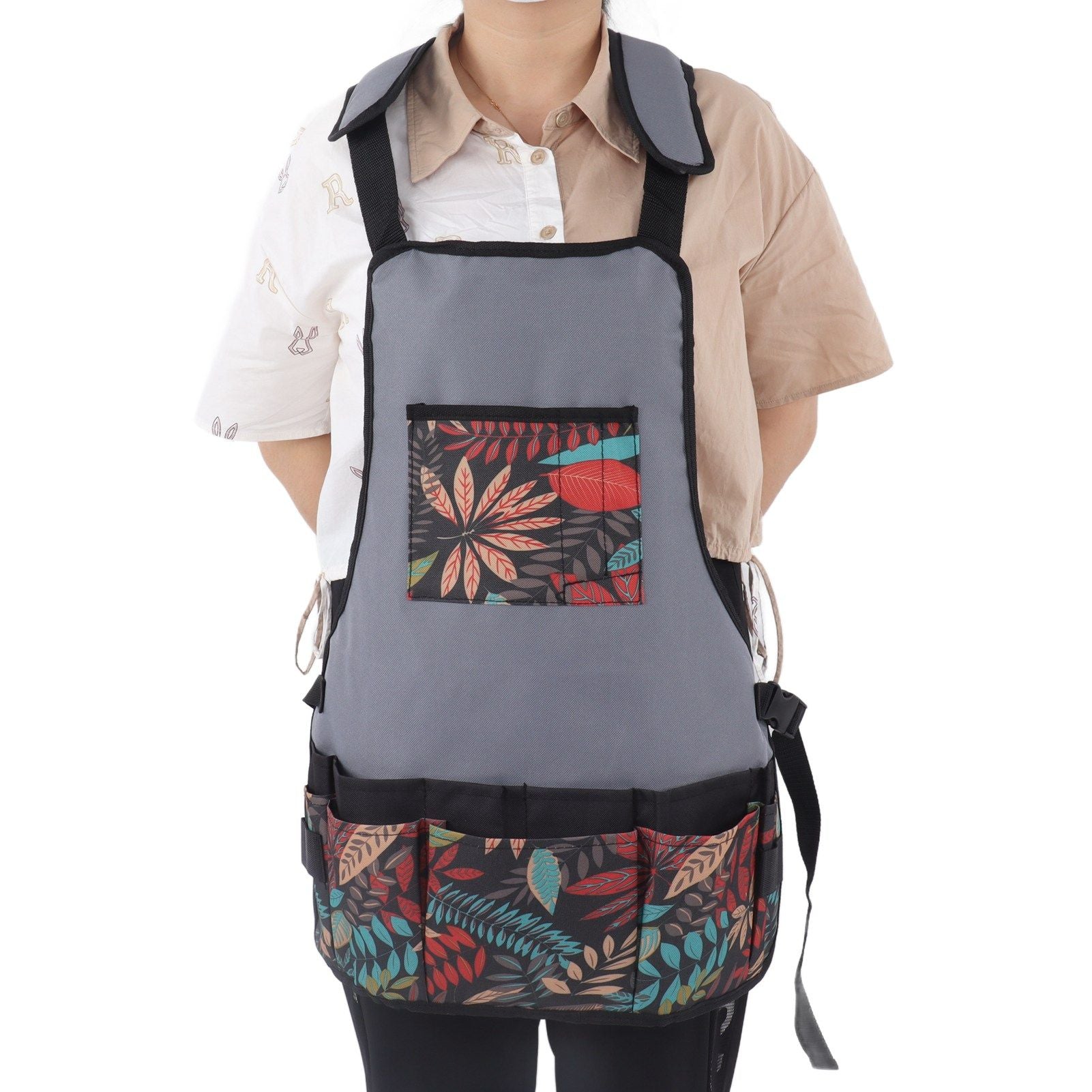 Tool Apron Durable Comfortable Heavy Duty Tool Apron with Pockets for Kitchen Garden V1294-YM0523-3111220112811