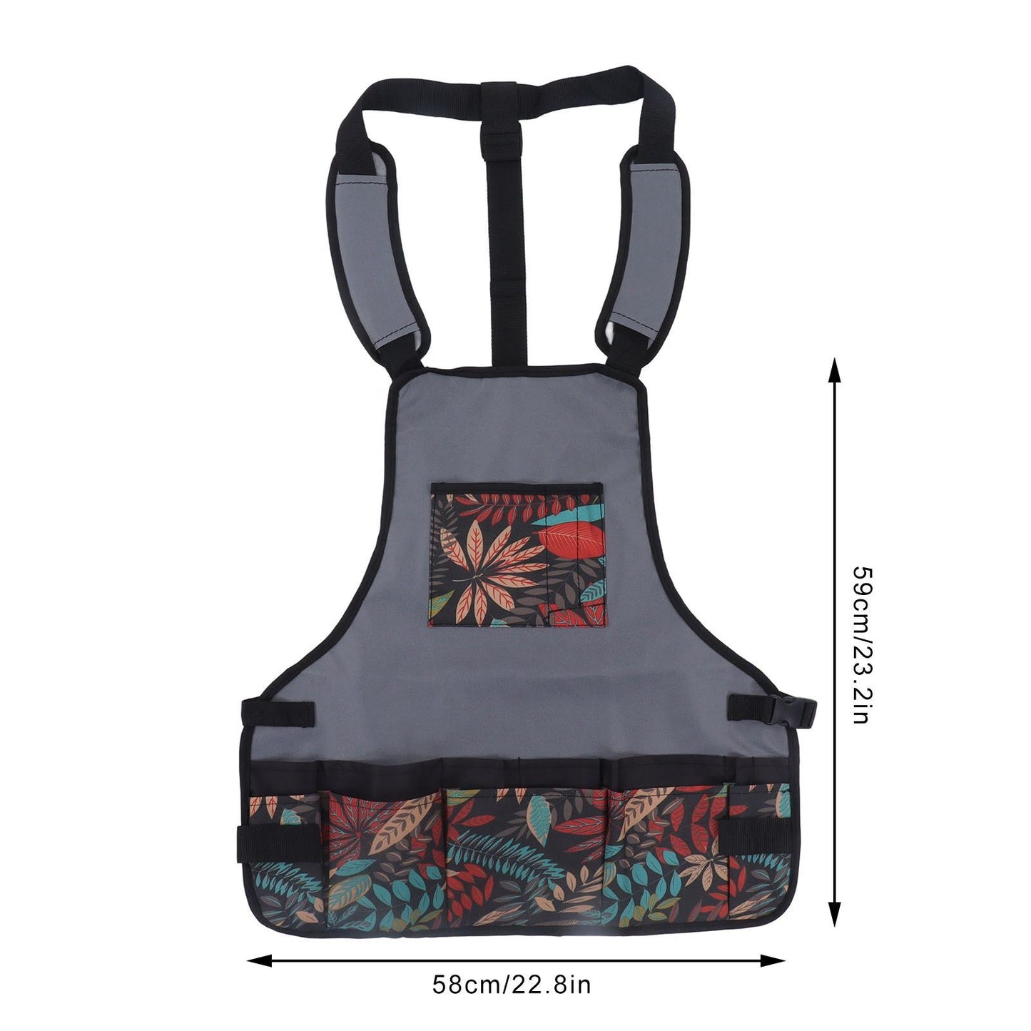 Tool Apron Durable Comfortable Heavy Duty Tool Apron with Pockets for Kitchen Garden V1294-YM0523-3111220112811