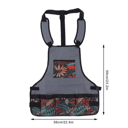 Tool Apron Durable Comfortable Heavy Duty Tool Apron with Pockets for Kitchen Garden V1294-YM0523-3111220112811