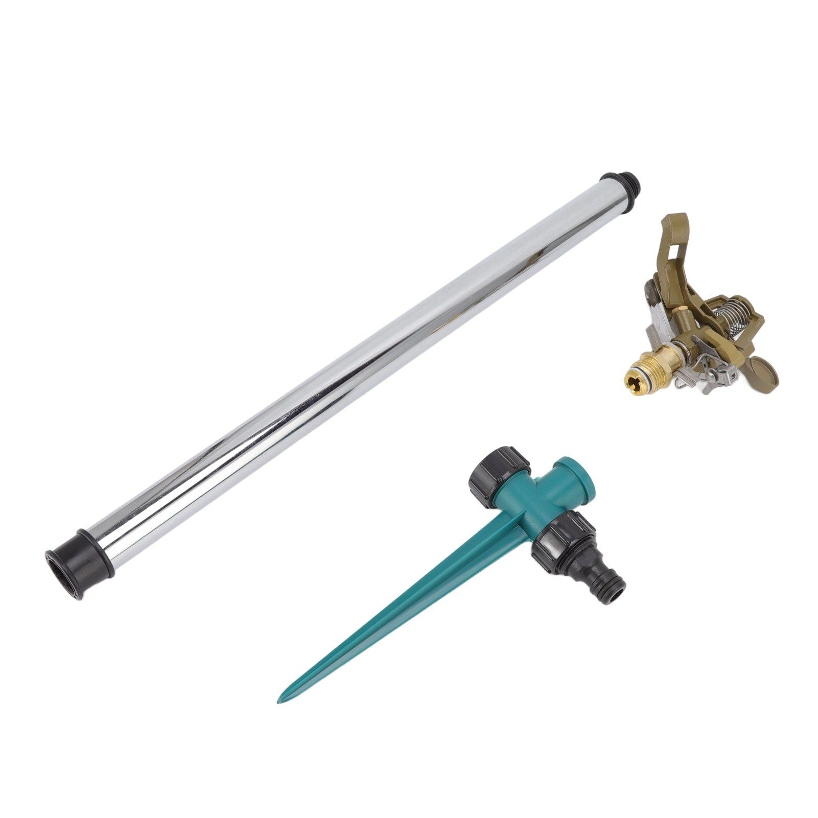 Garden Sprinkler Automatic 360 Degree Rotating 2 Modes Adjustable Zinc Alloy Lawn Sprinkler for Gardens V1294-YM0523-3111220113011