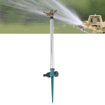 Garden Sprinkler Automatic 360 Degree Rotating 2 Modes Adjustable Zinc Alloy Lawn Sprinkler for Gardens V1294-YM0523-3111220113011