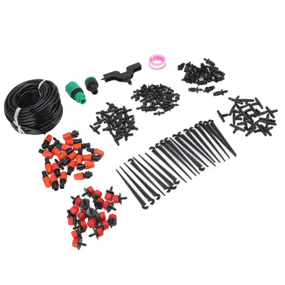 49.2ft Drip Irrigation Kit Adjustable Automatic Atomizing Watering System for Potted Plants Garden Greenhouse V1294-YM0523-3111220113711
