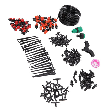 49.2ft Drip Irrigation Kit Adjustable Automatic Atomizing Watering System for Potted Plants Garden Greenhouse V1294-YM0523-3111220113711