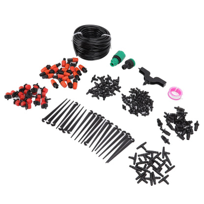 49.2ft Drip Irrigation Kit Adjustable Automatic Atomizing Watering System for Potted Plants Garden Greenhouse V1294-YM0523-3111220113711