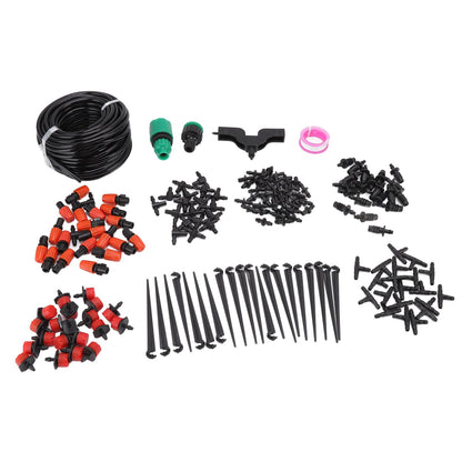 49.2ft Drip Irrigation Kit Adjustable Automatic Atomizing Watering System for Potted Plants Garden Greenhouse V1294-YM0523-3111220113711