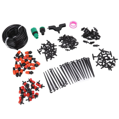 49.2ft Drip Irrigation Kit Adjustable Automatic Atomizing Watering System for Potted Plants Garden Greenhouse V1294-YM0523-3111220113711