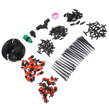 49.2ft Drip Irrigation Kit Adjustable Automatic Atomizing Watering System for Potted Plants Garden Greenhouse V1294-YM0523-3111220113711