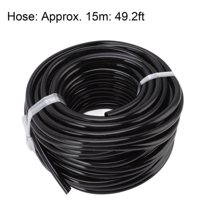 49.2ft Drip Irrigation Kit Adjustable Automatic Atomizing Watering System for Potted Plants Garden Greenhouse V1294-YM0523-3111220113711